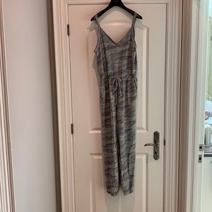 Blue camouflage jumpsuit